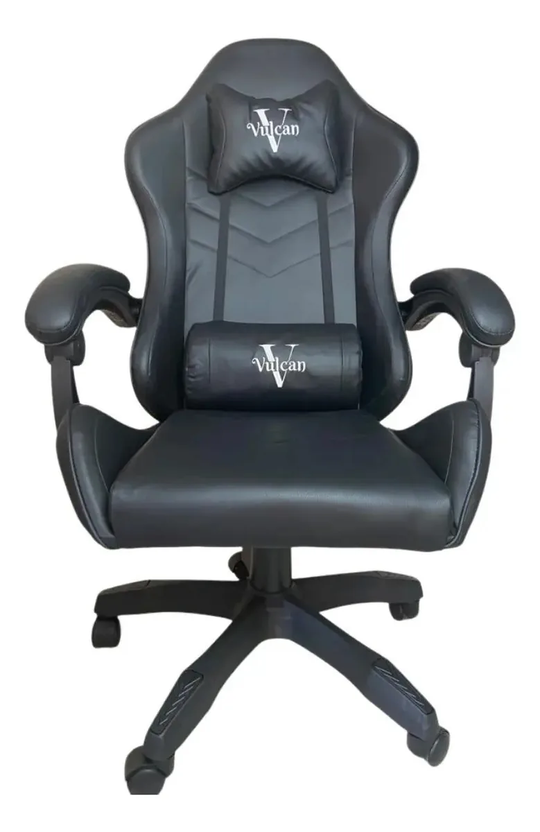 Cadeira Gamer Reclinável Vulcan Preta Escritorio Cor Preto