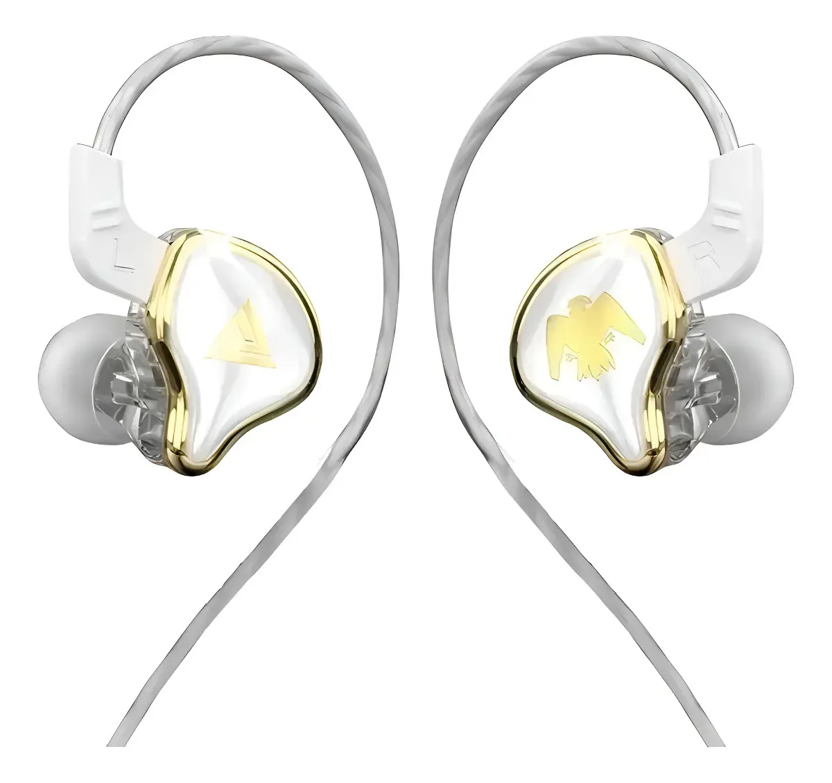 Fone Ouvido In Ear Qkz Ak6 Ares Cor Branco
