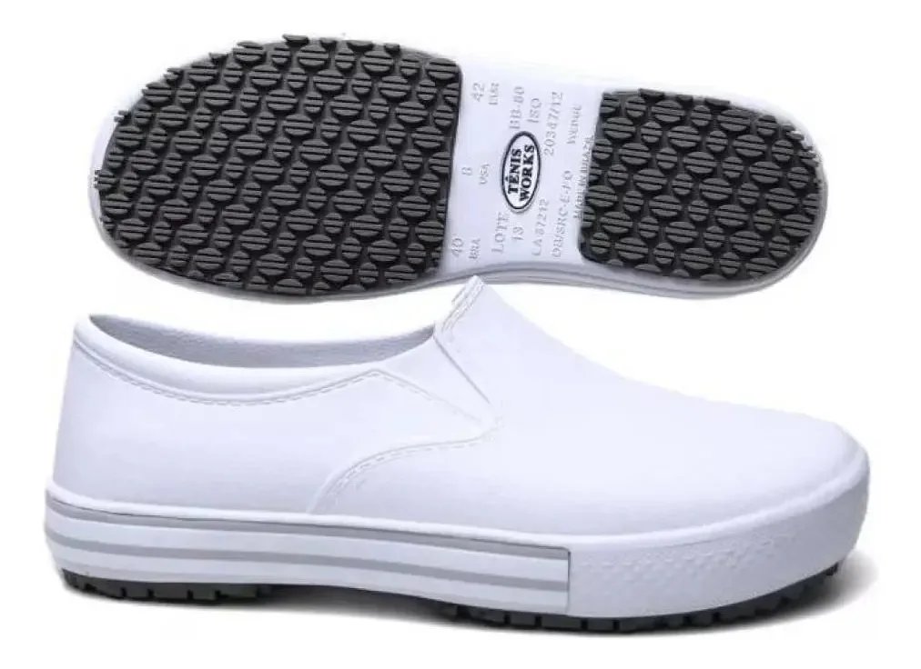 Tenis Eva Works Antid. Bca N 42 Bb80