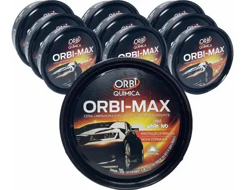 Cera Limpadora E Polidora Orbi-max Proteção E Brilho 200g