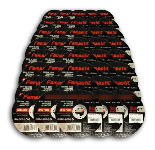 Disco De Corte 115x1x22,2mm Metal / Inox Famastil