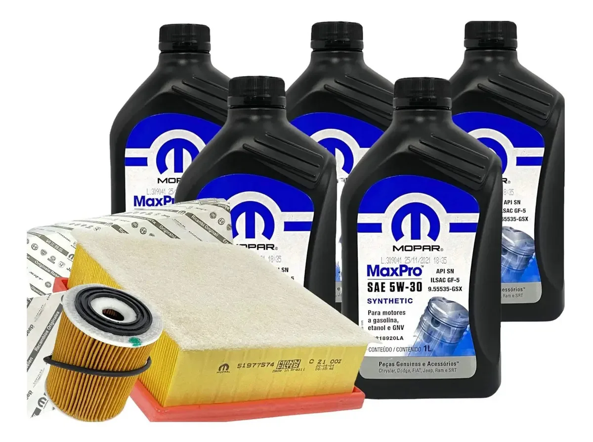 Kit Óleo 5w30 Toro Renegade 1.8 16v Flex + Filtro Ar E Oleo