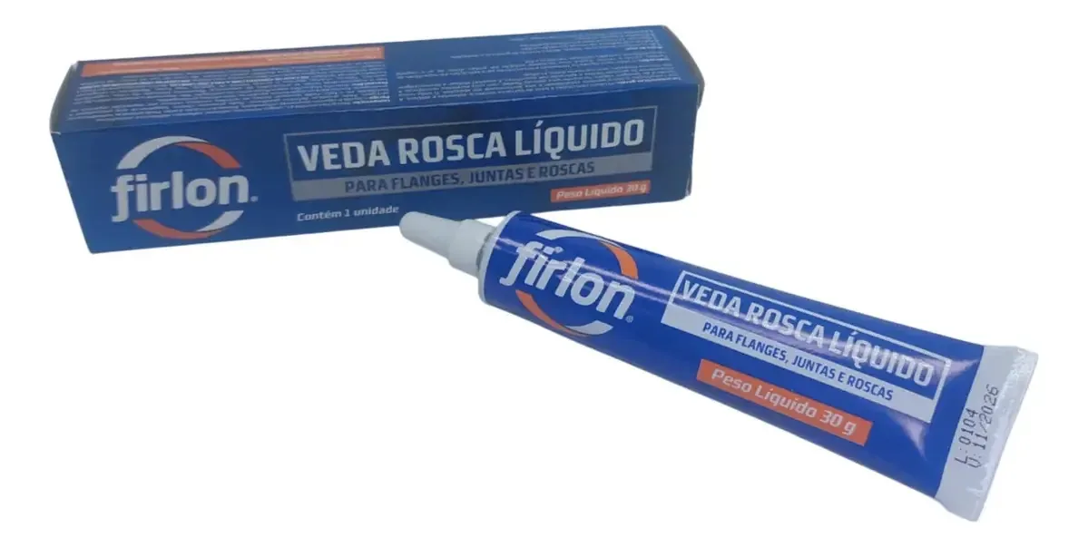 Veda Rosca Líquido Firlon 30g Encanamento Gás