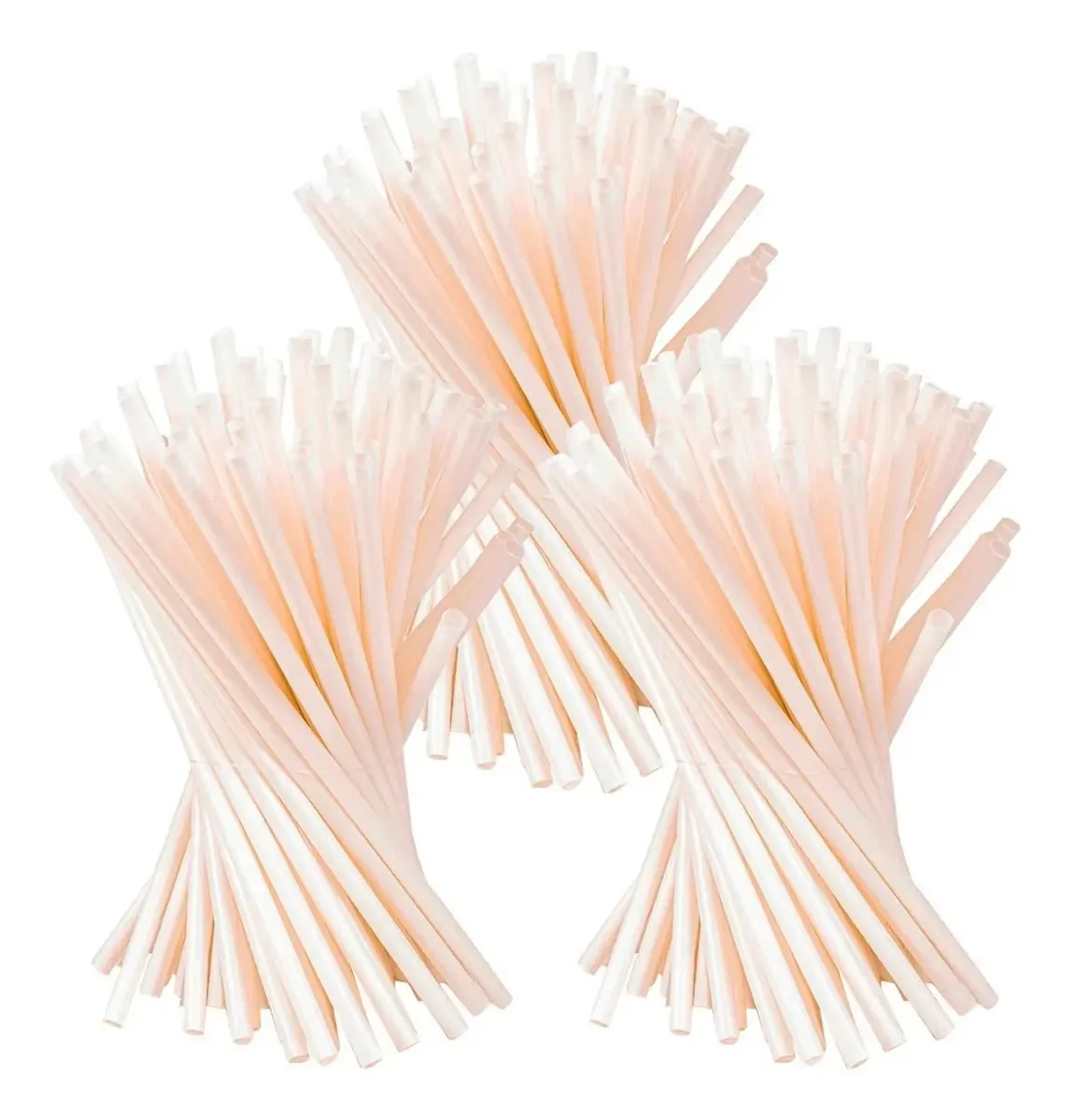 Canudos biodegradáveis, unidades Bioz X3000, brancos