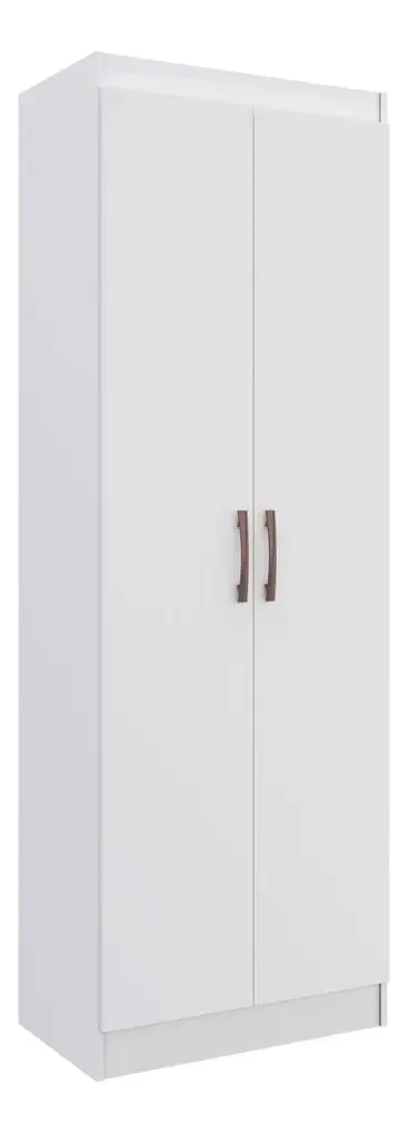 Armário 2 Portas Lavanderia Multiuso Multimóveis Vcr8001 Cor Branco