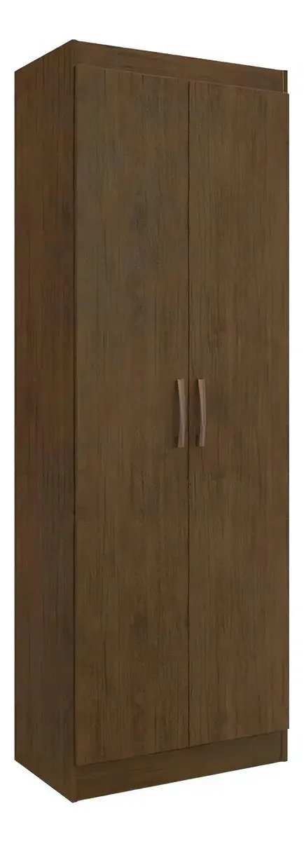 Armário 2 Portas Lavanderia Multiuso Multimóveis Vcr8001 Cor Amarula