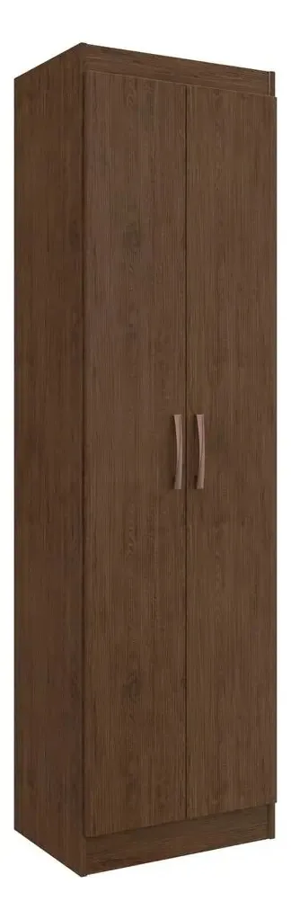Armário 2 Portas Lavanderia Multiuso Multimóveis Vcr8002 Cor Amarula