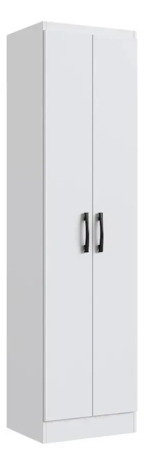 Armário De Lavanderia Multiuso 2 Portas Multimóveis Cr30036 Cor Branco