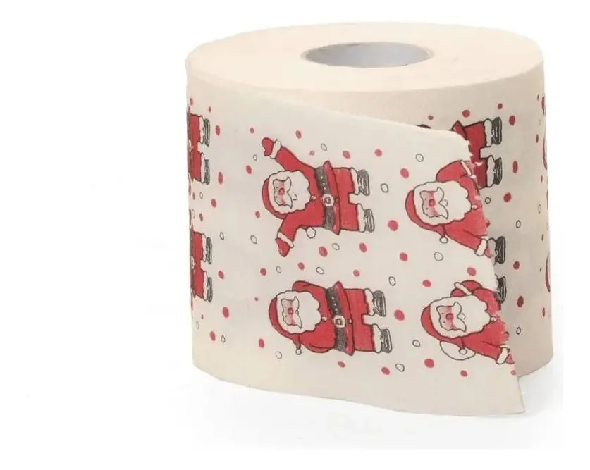 Papel Higiênico Cromus Natal com Estampa Papai Noel