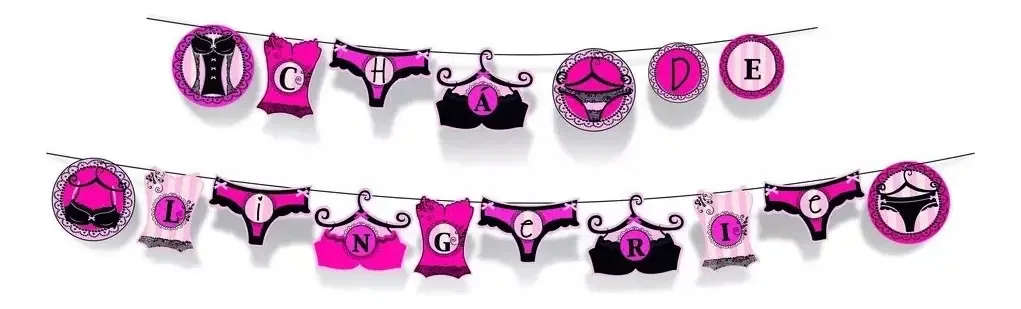 Faixa Decorativa Cha De Lingerie Uv