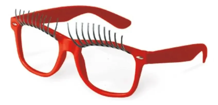 Aces Oculos Verm C/cilios C/1 Un Cromus