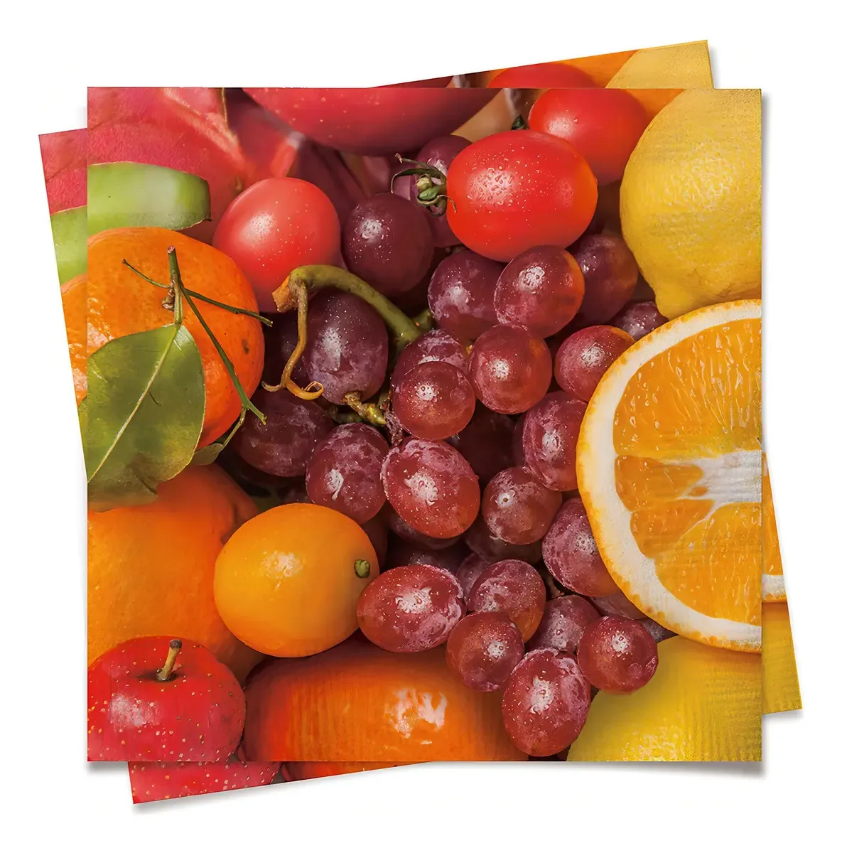 Guardanapo Frutas 33x33 C/20