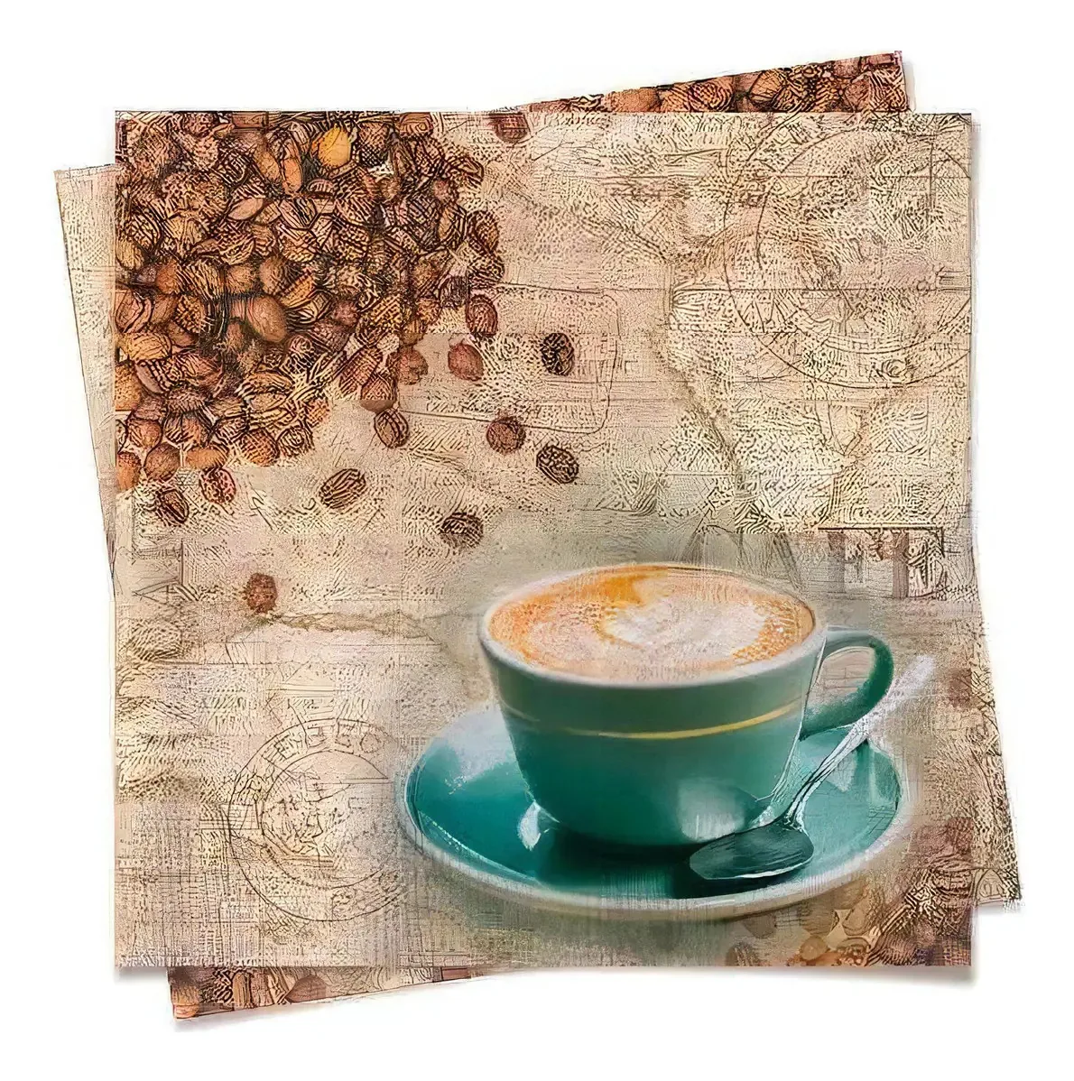 Guardanapo Cafe 33x33 C/20