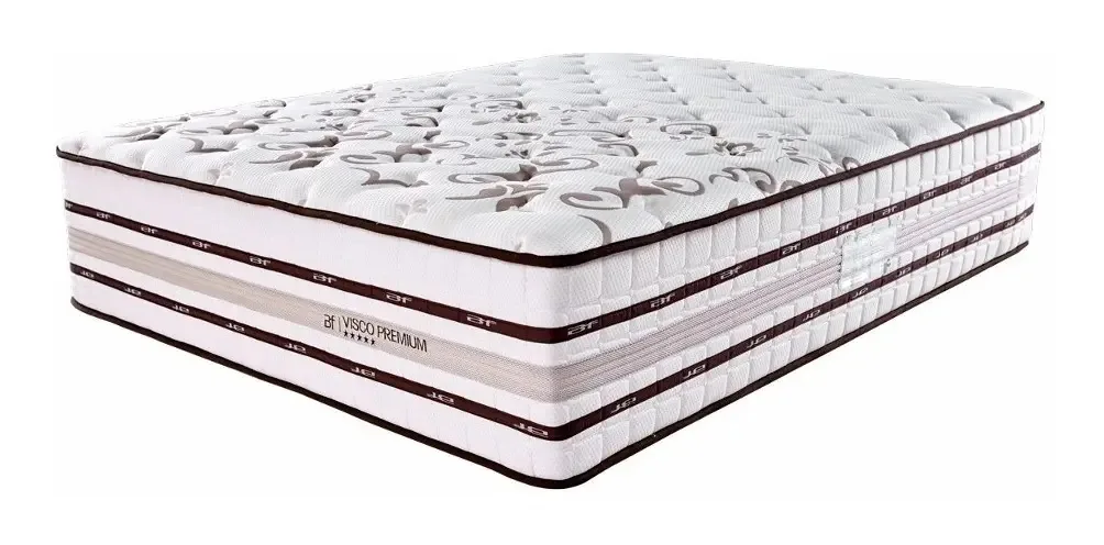 Colchão Queen Molas Ensacadas E Espuma Viscoelástica + Látex