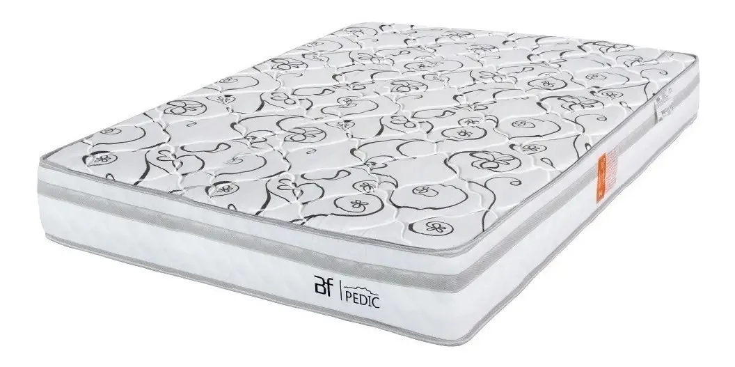 Colchão Casal Ortopédico Firme Espuma D28 138x188x24cm BF Colchões