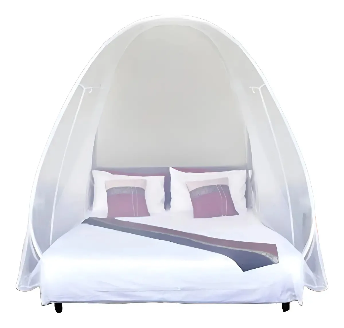 Mosquiteiro Tenda H2C Branco Dobrável Cama Casal e Queen 160x200cm