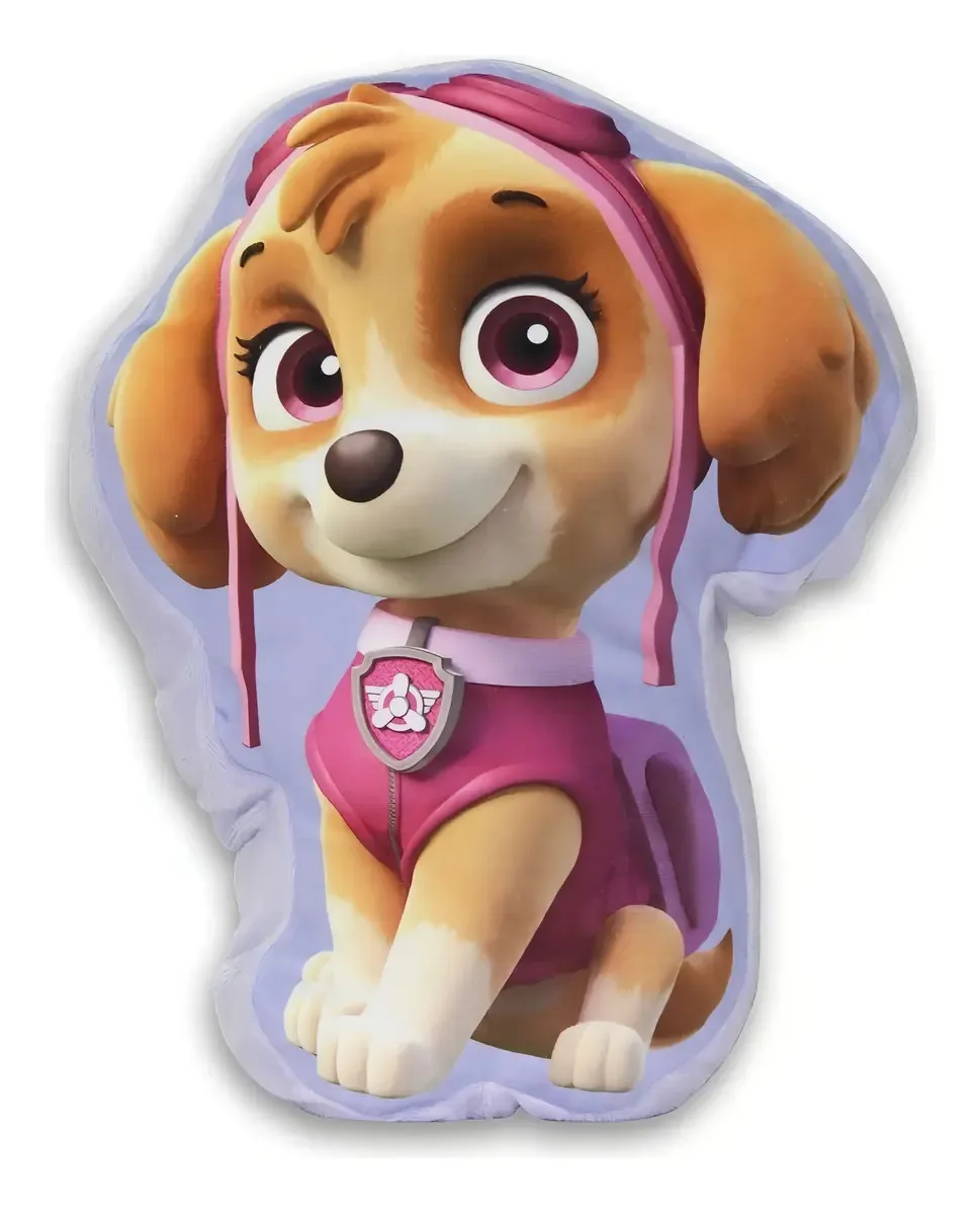 Almofadas Paw Patrol Character, 3 modelos diferentes, cor: Skye