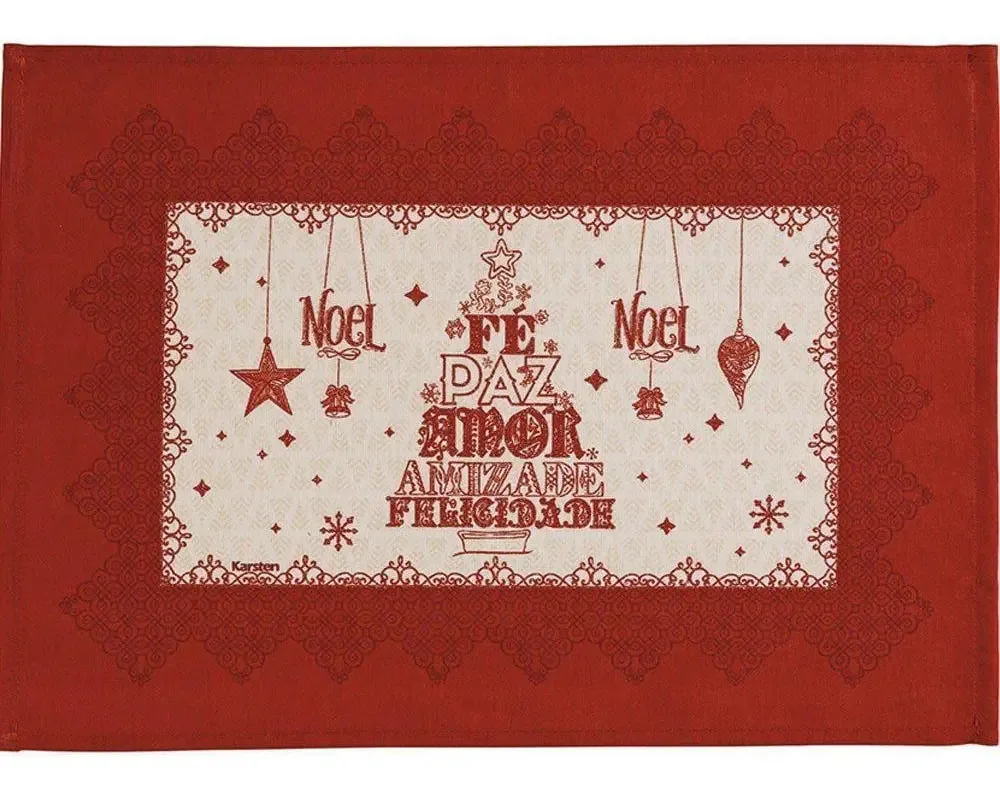 Lugar Americano Karsten 33x45cm Natal Magica Natalina