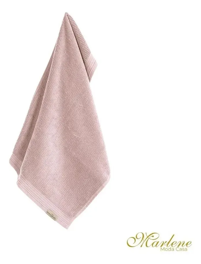 Toalha Rosto Imperial Rosê Padrão