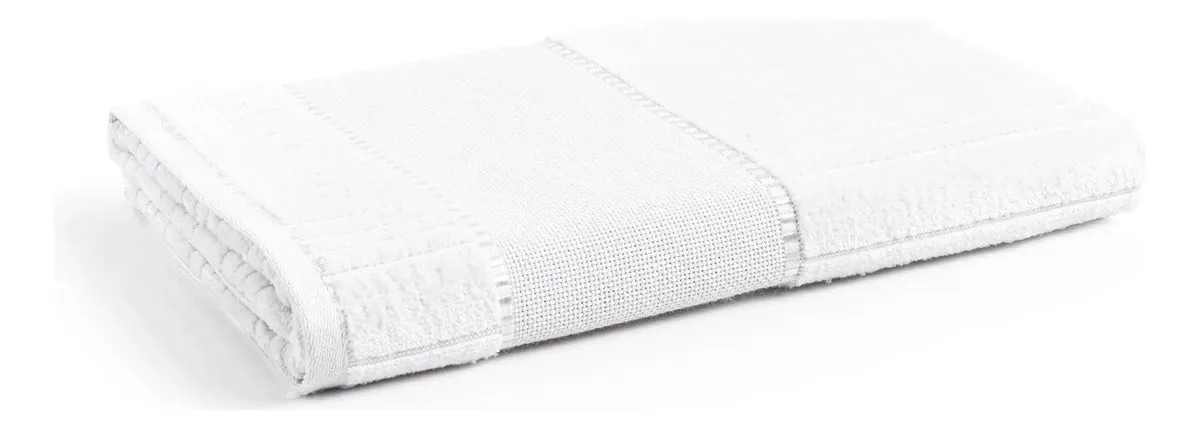Toalha de Rosto Karsten Stella para Bordar Manual Branca