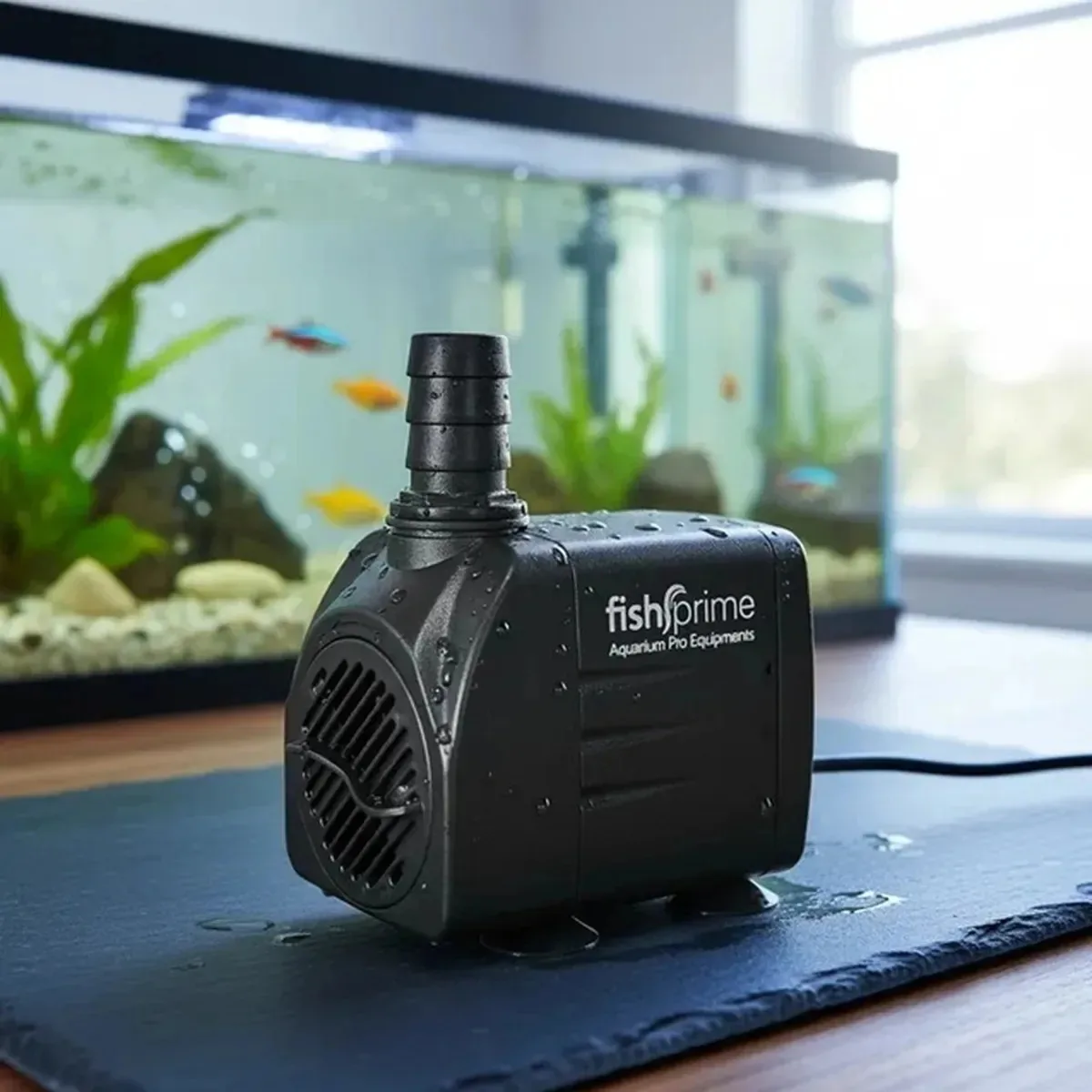 Melhor Bomba Bombinha Submersa Motor Para Aquário Água Doce Marinho Reef Lago Ornamental Pequeno Peixes Caixa Fonte Hidroponia Aquaponia Recalque Sump Circulação Oxigenação 4000 L/h Fish Prime