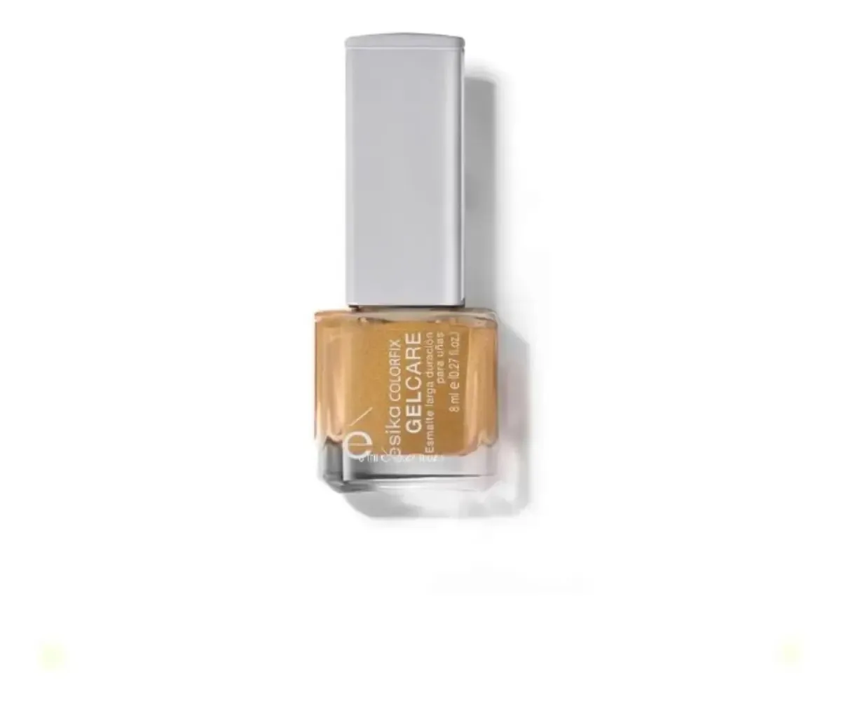 Esika Colorfix Para Unhas Gel Care Dourado Festa