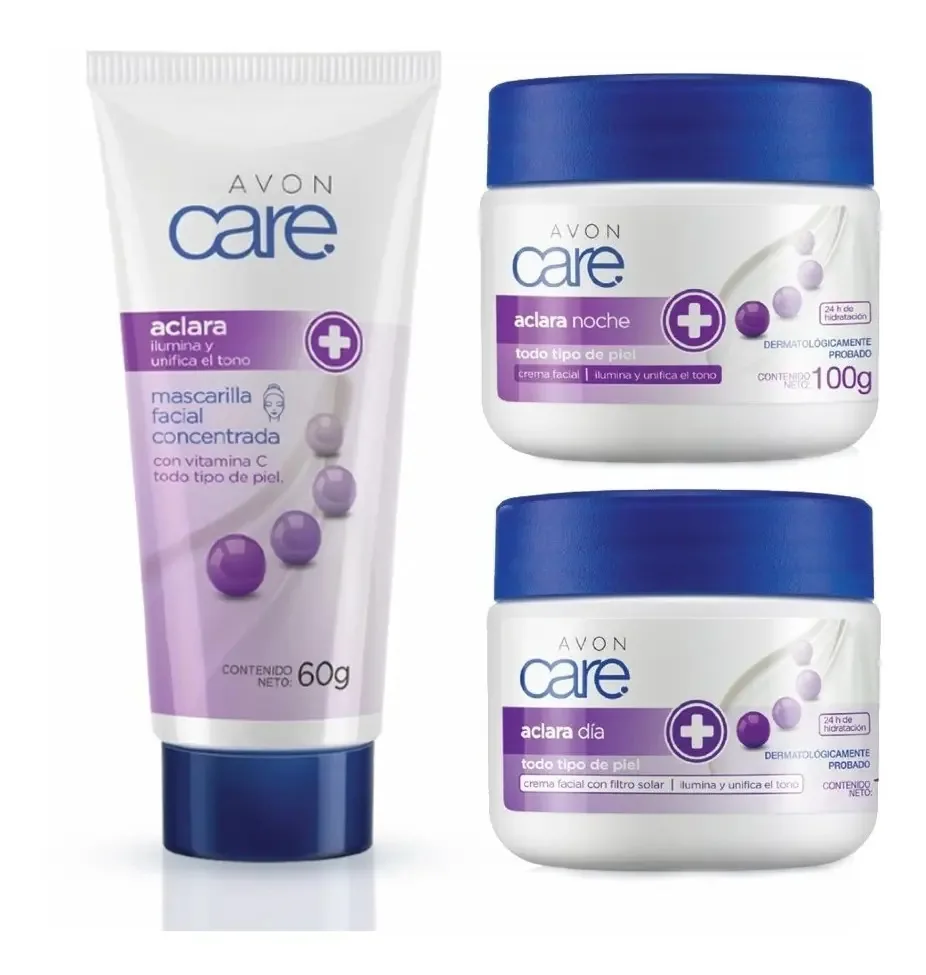 Rotina de Cuidados Faciais Clareadora Avon Care