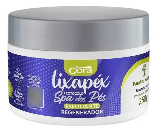Creme Esfoliante Lixapéx Parafina E Argan Spa Dos Pés 250g