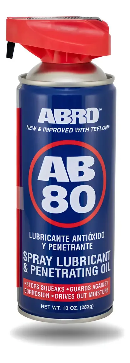 Graxa lubrificante em spray multiuso Abro Lubricant Spray Ab80