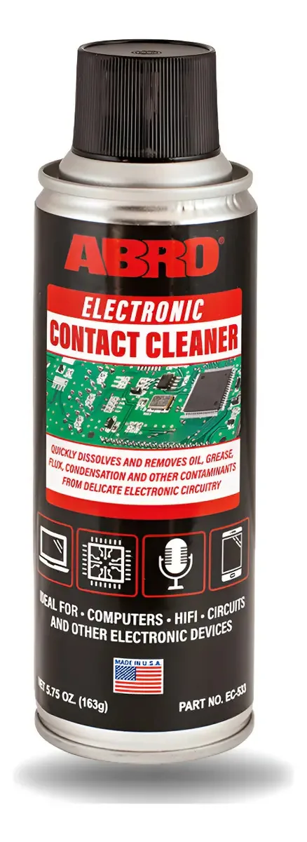 Limpador de contato de circuito eletrônico 210ml Abro