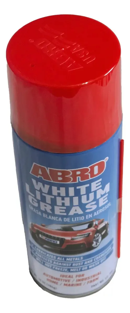 Aerossol de graxa de lítio branco 284grs Abro