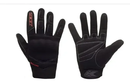 Luva Texx New Strike Preto com Protetores para Motociclistas 3XL