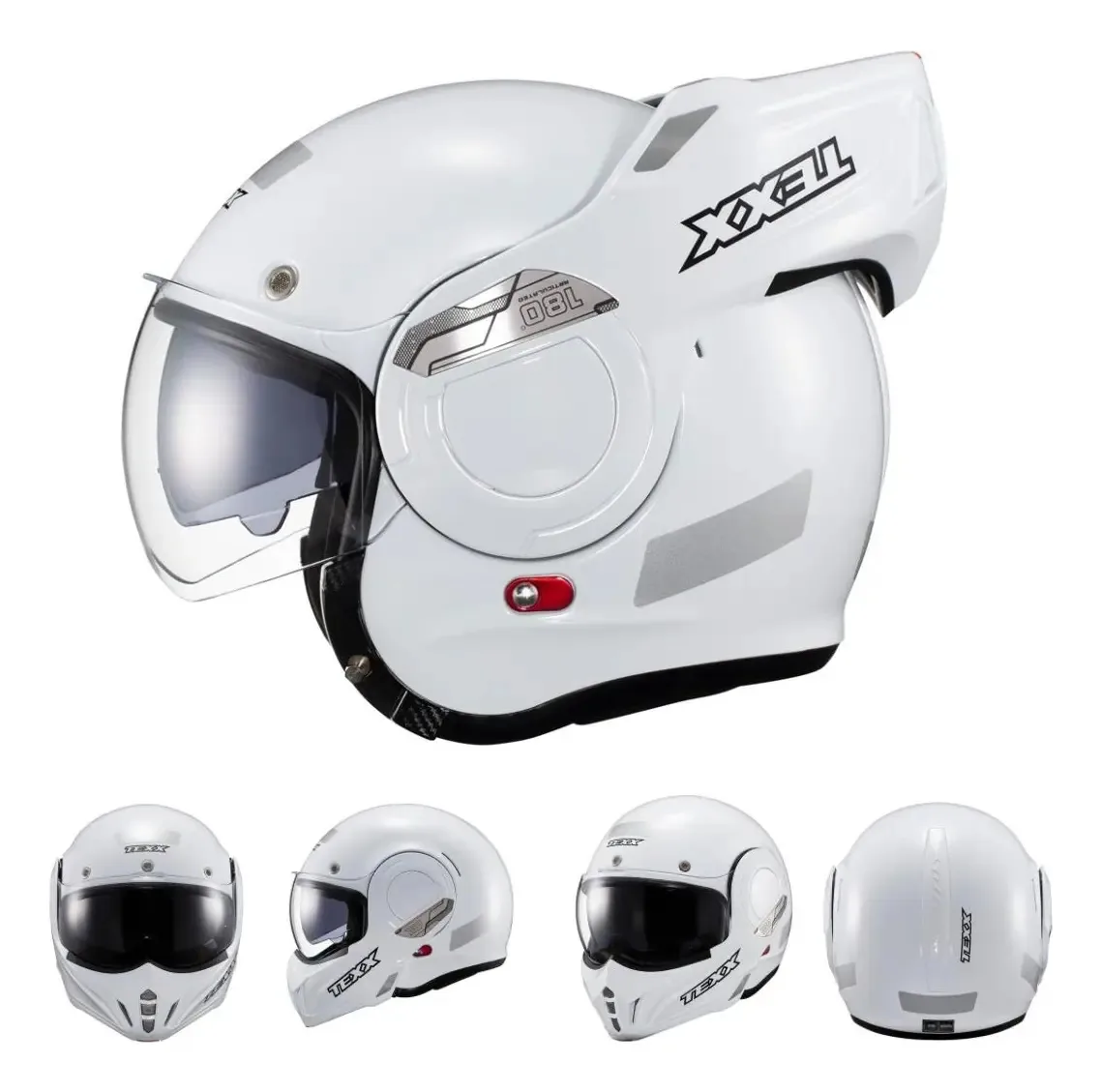 Capacete Texx Stratos 180º Tamanho 60 Cor Branco