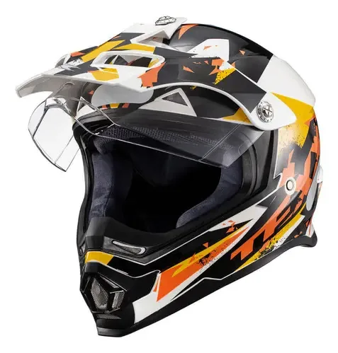 Capacete Texx Cross Carcara Grow Laranja 56