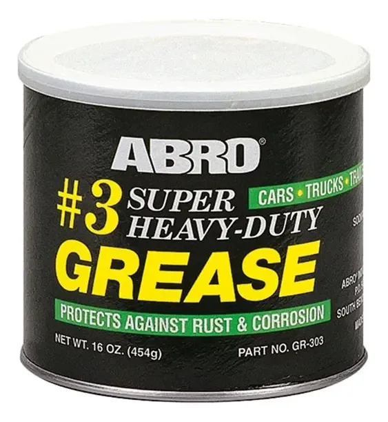 Graxa de lítio para serviços pesados Super Heavy Duty #3, para serviços pesados - Abro