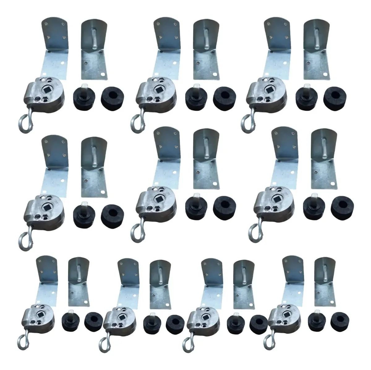 10 Kit Toldo Mancal Redutor Bucha Cortina Retrátil