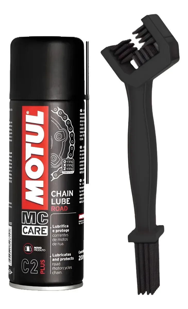 Lubrificante C2 Motul 200ml + Escova De Limpeza