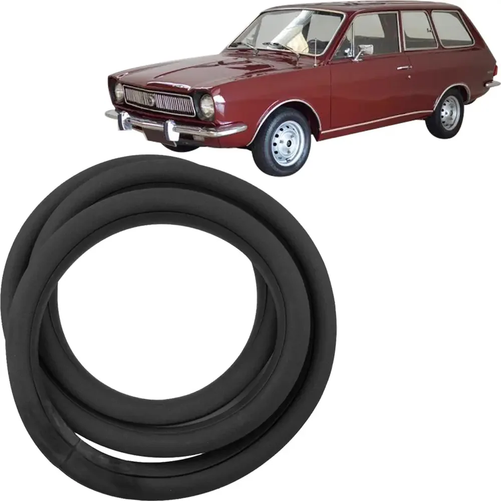 Guarnição Janela Lateral Belina I 68 69 A 77 Fixa Sem Friso Cor Preto