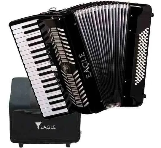 Acordeon Sanfona 80 Baixo 37 Teclas 7 Registro Ega0780 Eagle