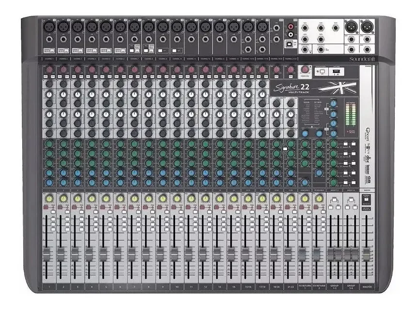 Mesa De Som Soundcraft Signature 22 Mtk Harman