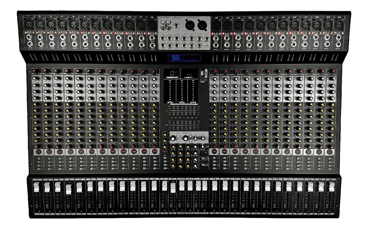 Mesa De Som 24 Canais 6 Aux Bt, Efx, Usb Mgx2446 - Soundcast