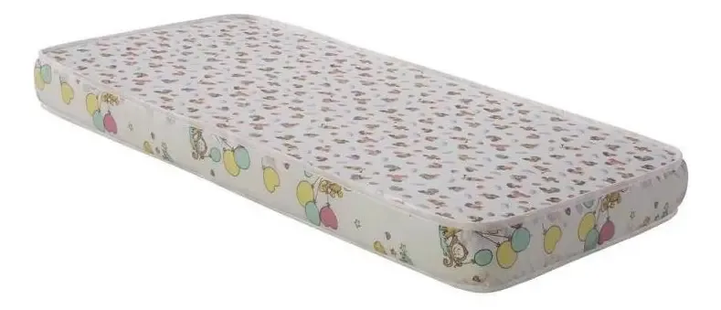 Colchão Infantil Herval Children Para Berço, 10x70x130 Cm Cor Estampado