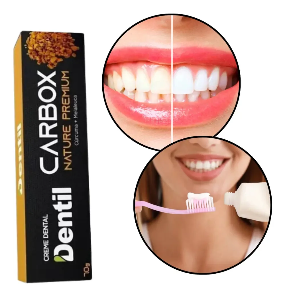 Creme Dental Dentil Premium Com Cúrcuma E Melaleuca