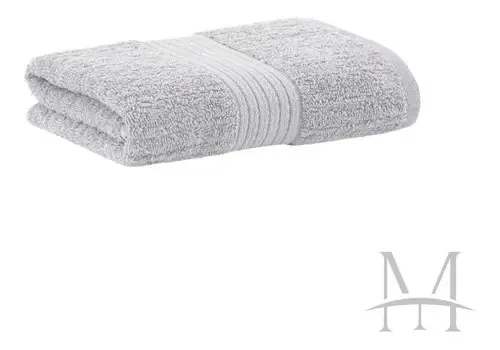 Toalha de Rosto Cinza Fio Penteado 48/85 Buddemeyer