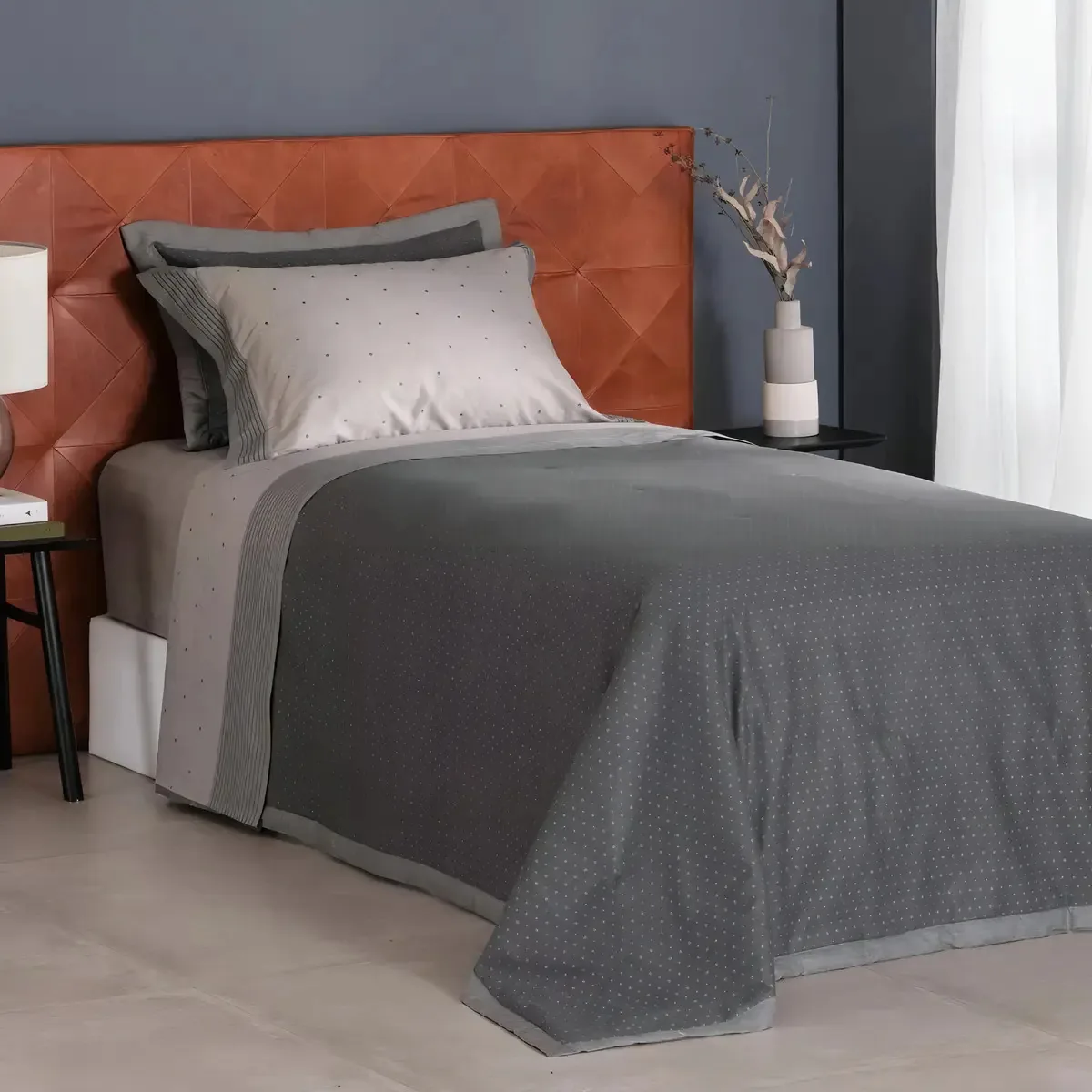 Jogo De Cama Solteiro Percalle Madison Estampado
