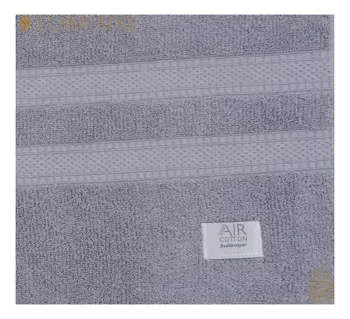 Toalha De Rosto Intense Dual Air Cinza