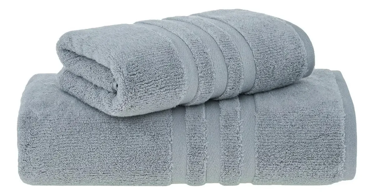 Conjunto de toalhas e toalhas Espalma New York 700 g/m2 de cor cinza