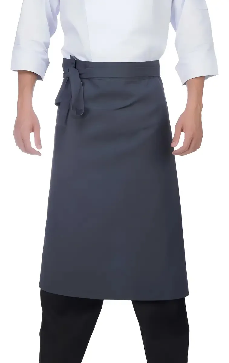 Avental De Cintura Gastronomia Chef Cozinha Saiao Padaria Cor Cinza/chumbo