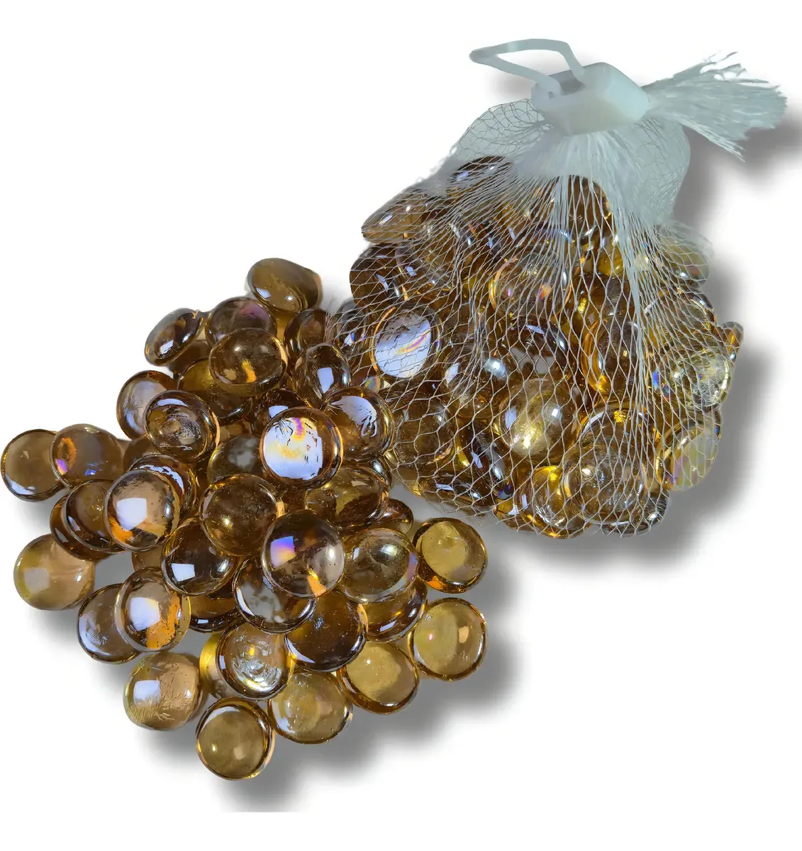 Pedras Ornamentais Marrom-claro Gs Imports Granulometria 1.8 cm Decoração
