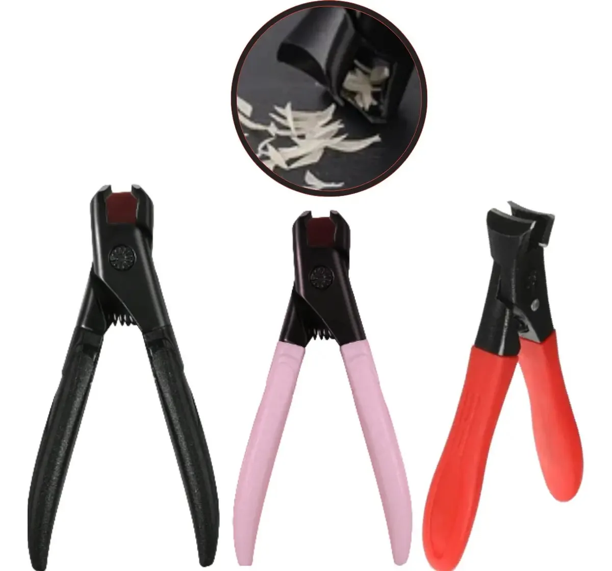 Alicate Profissional Unhas Grossas E Fortes Cor Preto